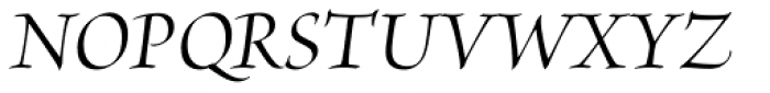 Brioso Pro Display Medium Italic Font UPPERCASE