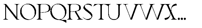 Brisalle Font UPPERCASE