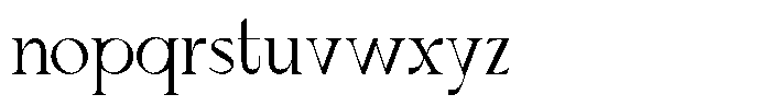 Brisalle Font LOWERCASE