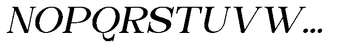 Briska Italic Font UPPERCASE