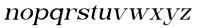 Briska Italic Font LOWERCASE