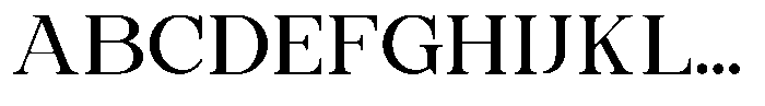Briska Regular Font UPPERCASE