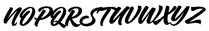 Brisket Script Bold Italic Font UPPERCASE