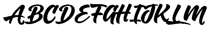 Brisket Script Bold Font UPPERCASE