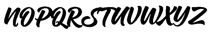 Brisket Script Bold Font UPPERCASE