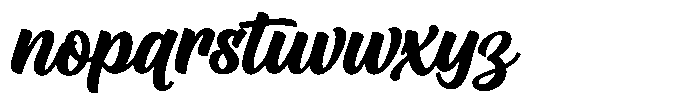Brisket Script Bold Font LOWERCASE