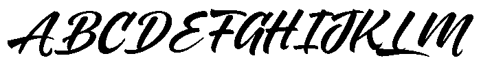 Brisket Script Italic Font UPPERCASE