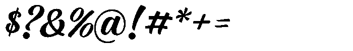 Brisket Script Regular Font OTHER CHARS