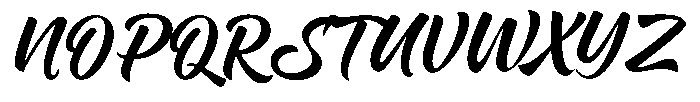 Brisket Script Regular Font UPPERCASE
