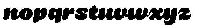 Brisna Script Font LOWERCASE