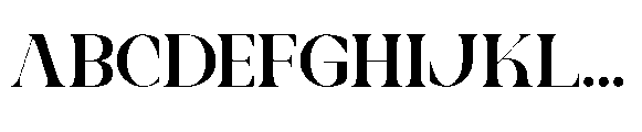 Brista Font UPPERCASE