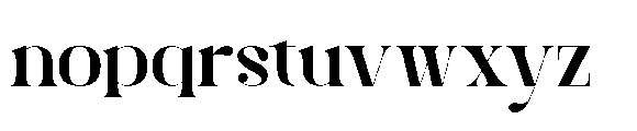 Brista Font LOWERCASE