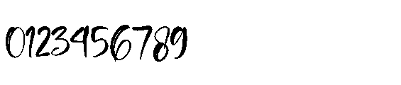 Bristleon Font OTHER CHARS