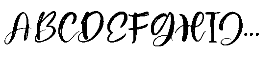 Bristleon Font UPPERCASE
