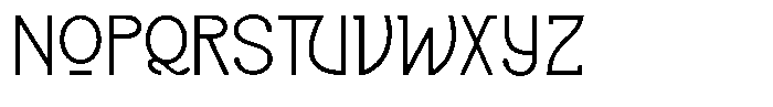 Bristol Nouveau Light Font UPPERCASE