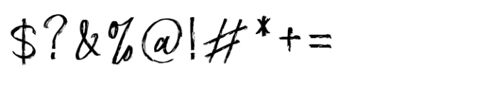 Briston Houster Font OTHER CHARS