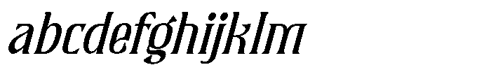 Bristonic Slanted FONT