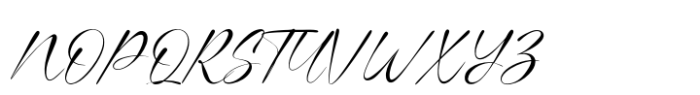 Bristy Signature Font UPPERCASE
