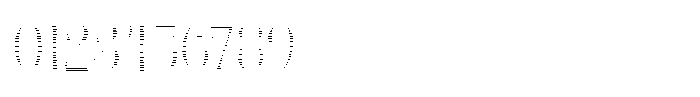 Briswood Engraved Font OTHER CHARS