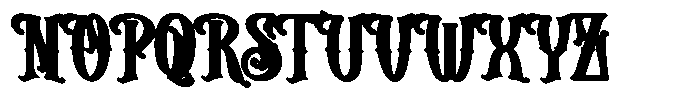 Briswood Extrude Font UPPERCASE