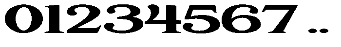 Briswood Serif Exp Font OTHER CHARS