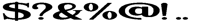 Briswood Serif Exp Font OTHER CHARS