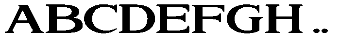 Briswood Serif Semi Exp Font UPPERCASE