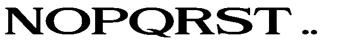 Briswood Serif Semi Exp Font LOWERCASE
