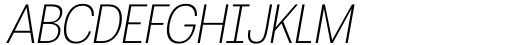Britanica Condensed Light Italic Font UPPERCASE