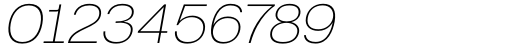 Britanica Thin Italic Font OTHER CHARS