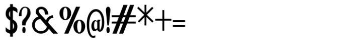 Britans Thin Font OTHER CHARS
