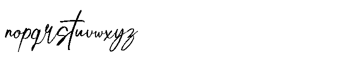 Brithalia Font LOWERCASE