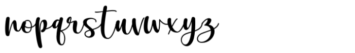 Brithany Font LOWERCASE