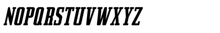 British Auto JNL Oblique Font UPPERCASE