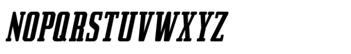 British Auto JNL Oblique Font LOWERCASE
