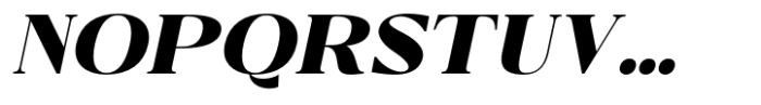British Classical Black Italic Font UPPERCASE