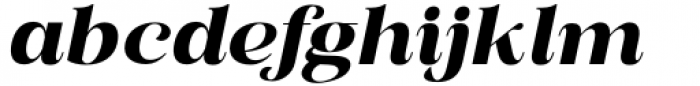 British Classical Bold Italic Neue Font LOWERCASE