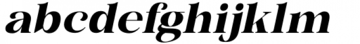 British Classical Bold Italic Font LOWERCASE