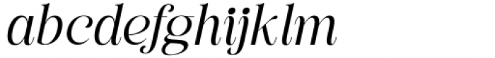 British Classical Extra Light Italic Neue Font LOWERCASE