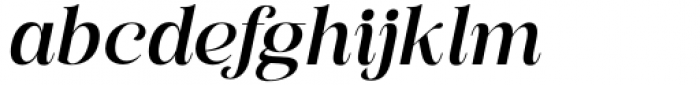 British Classical Italic Neue Font LOWERCASE