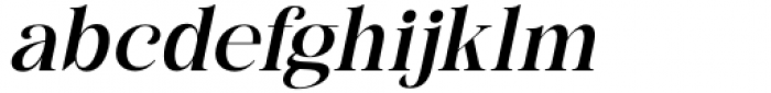 British Classical Italic Font LOWERCASE