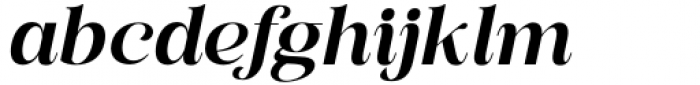 British Classical Medium Italic Neue Font LOWERCASE