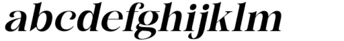 British Classical Medium Italic Font LOWERCASE