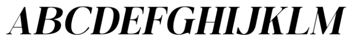 British Classical Semi Bold Italic Font UPPERCASE