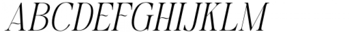 British Classical Thin Italic Neue Font UPPERCASE