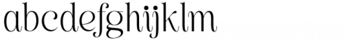 British Classical Thin Neue Font LOWERCASE