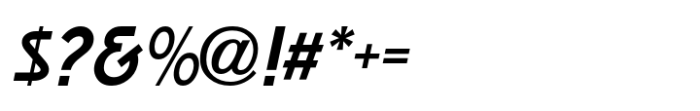 British Nouveau JNL Oblique Font OTHER CHARS