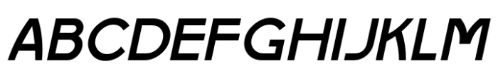 British Nouveau JNL Oblique Font UPPERCASE