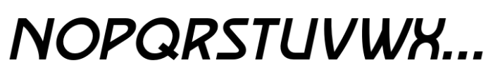 British Nouveau JNL Oblique Font LOWERCASE