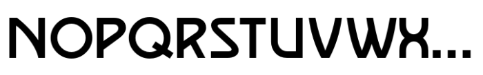 British Nouveau JNL Regular Font UPPERCASE